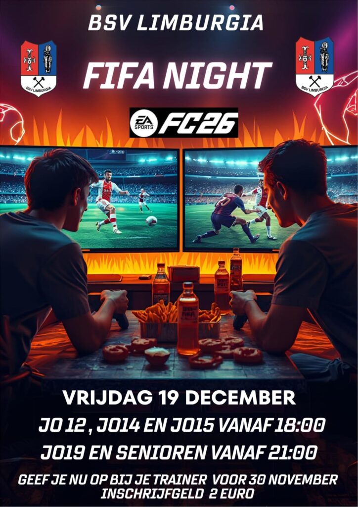 FIFA NIGHT bij BSV Limburgia