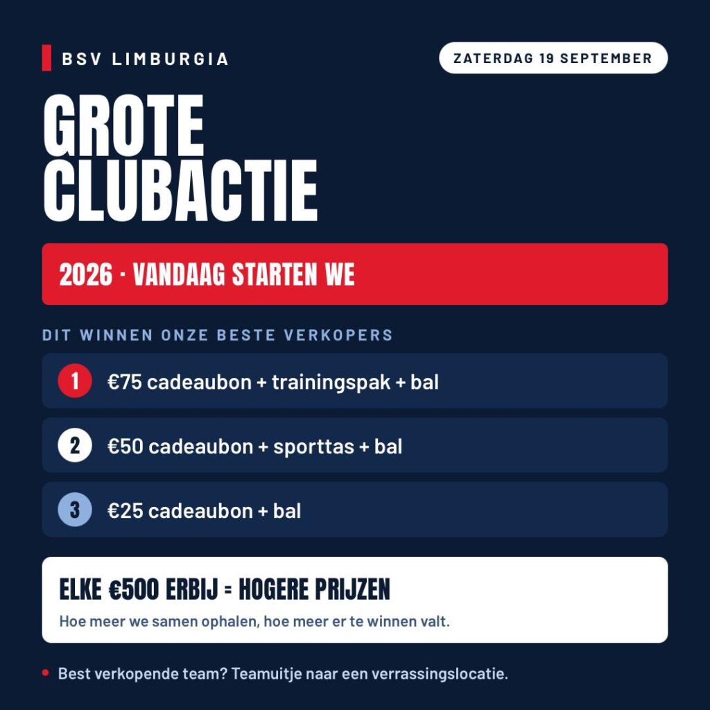 Grote clubactie gestart